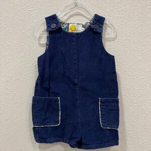 Mini Boden Blue Corduroy Playsuit (3-4Y)